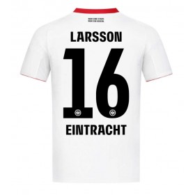 Pánské fotbalový oblečení Eintracht Frankfurt Hugo Larsson #16 Venkovní košile 2025-26 Krátkým Rukávem